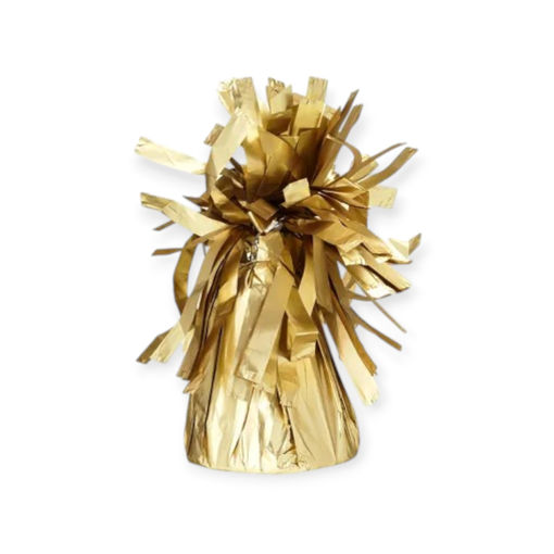 Picture of FOIL BALLOON WEIGHT SATIN GOLD 130G